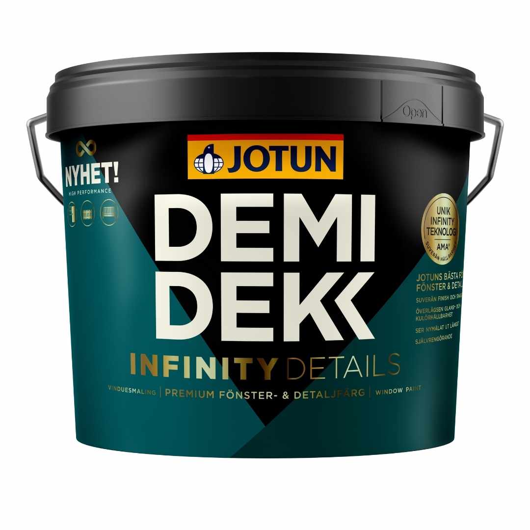 Fönsterfärg Jotun Demi dekk infinity details