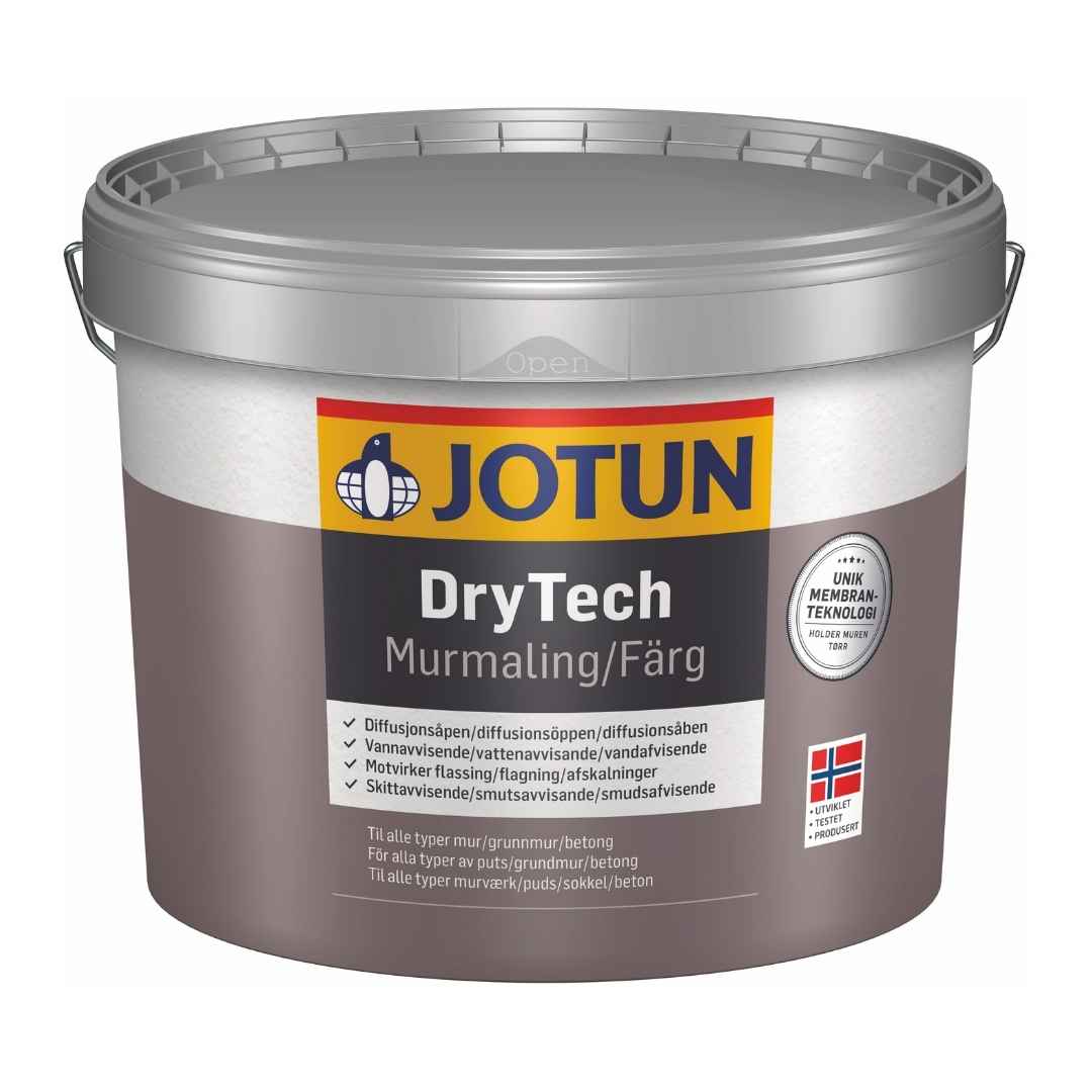 Jotun Drytech är en putsfärg för din putsade fasad