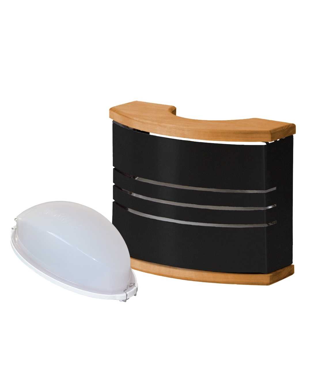 Bastubelysning från Harvia, modell: Legend SAS21107 svart