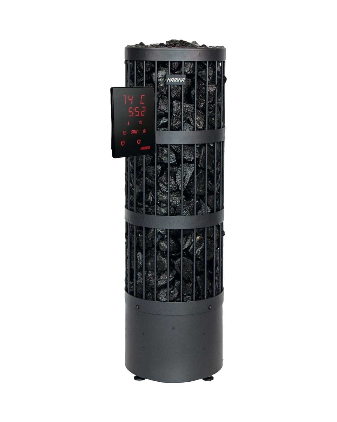 Elektriskt bastuaggregat från Harvia, modell: svart Legend PO110XW 10,8 kW med WiFi 