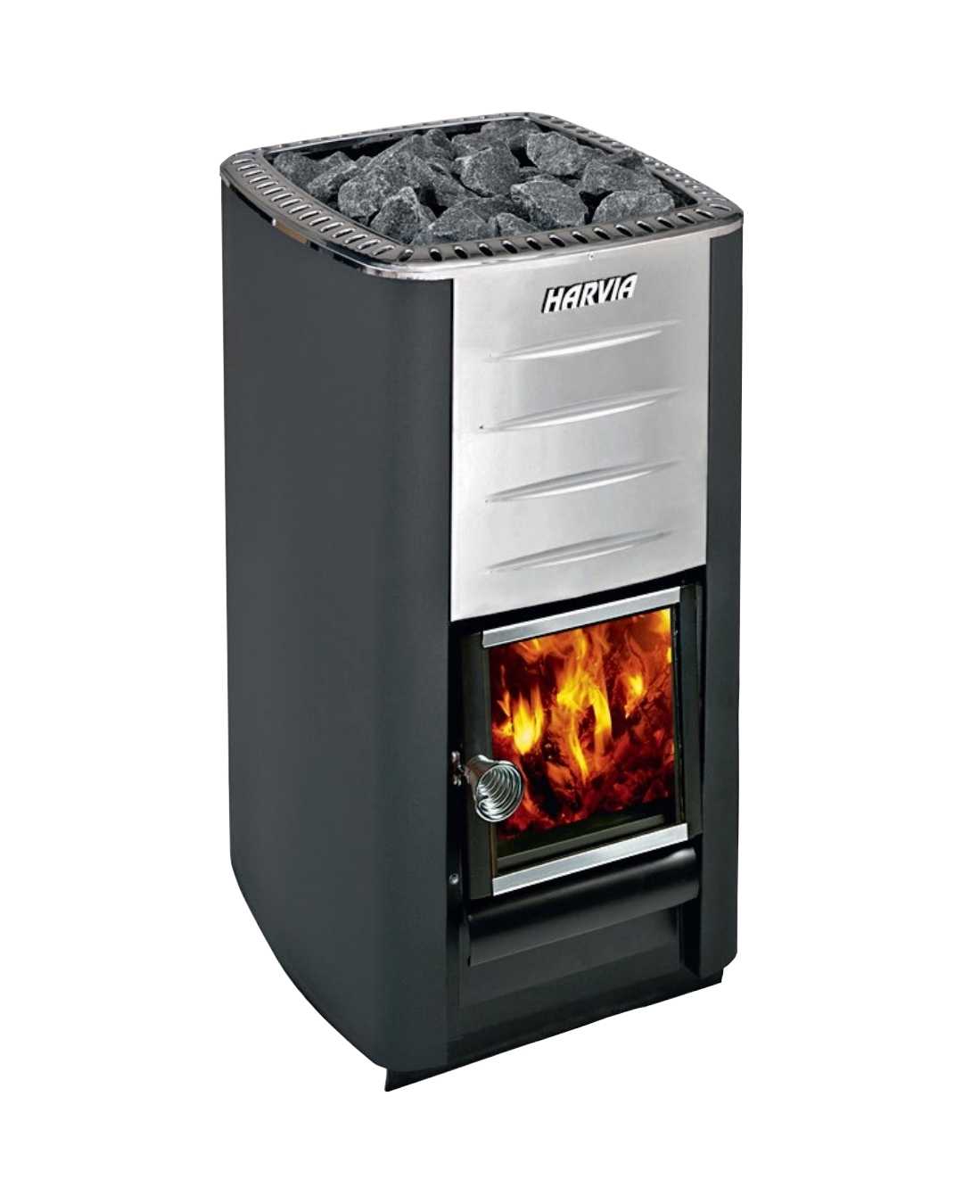 Vedeldat aggregat från Harvia, modell: M3 svart