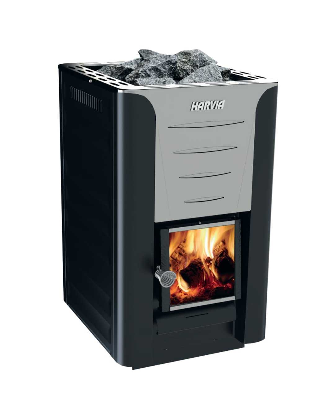 Vedeldat aggregat från Harvia, modell: Pro 20 svart