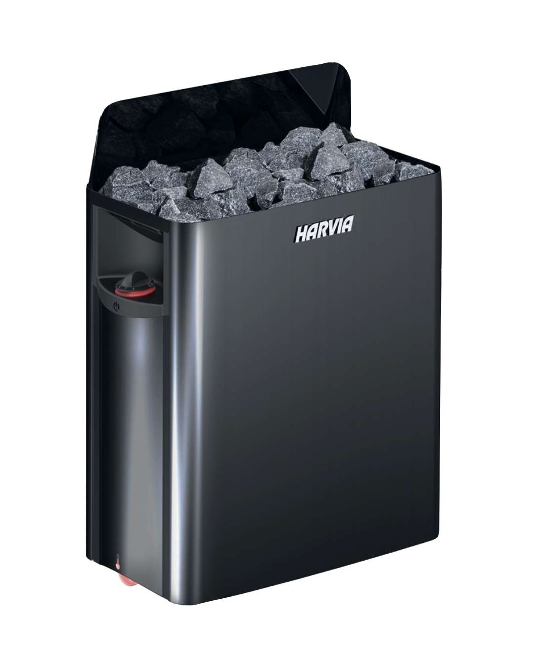 Bastuaggregat Harvia SW60 Ett elaggregat från Harvia, modell: "The Wall SW60 6,0 kW black steel"