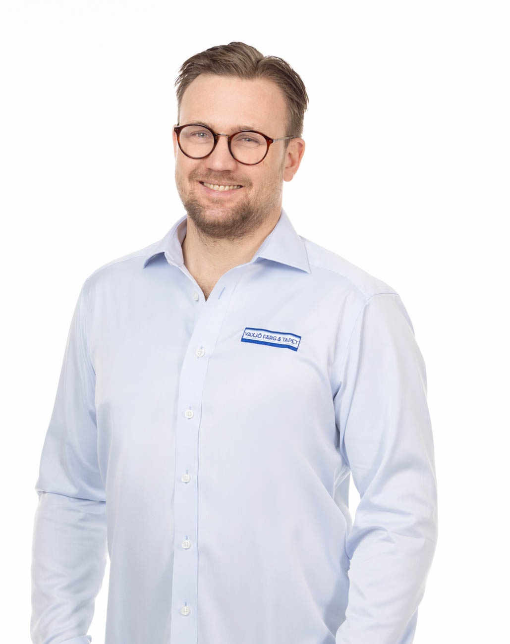 Philip Gerrevall Anderberg arbetsledare på golvavdelningen på Växjö Färg & Tapet