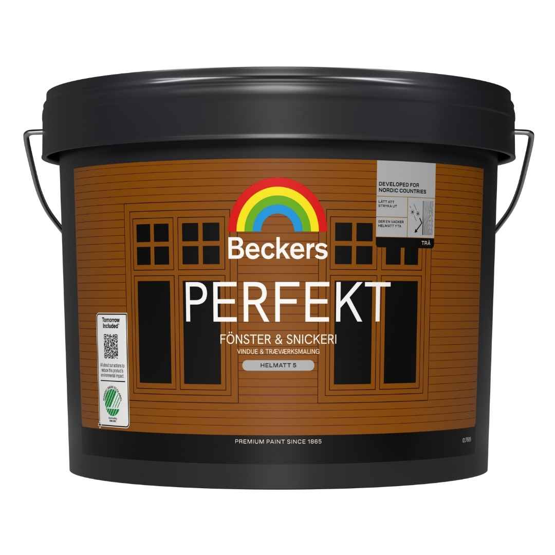 Beckers Perfekt fönsterfärg och snickerigfärg helmatt